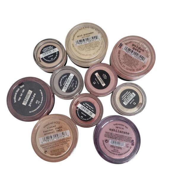 BareMinerals Lot Eyeshadow Blush Loose Powder Lot of 10 Unsealed - Picture 1 of 7